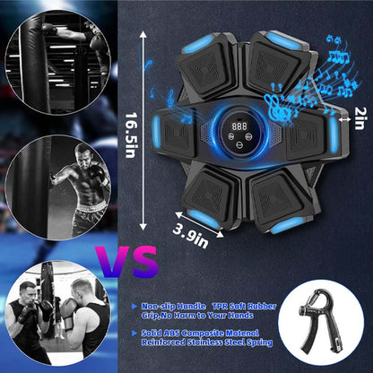 JOMO Premium Quality Music Boxing Machine Punching Bag Home Exercise | JOMO Singapore