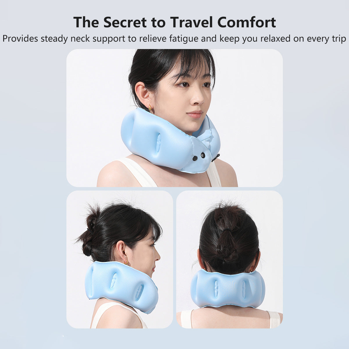 Travel Inflatable U-Shaped Pillow Portable Lightweight Travel Pillow