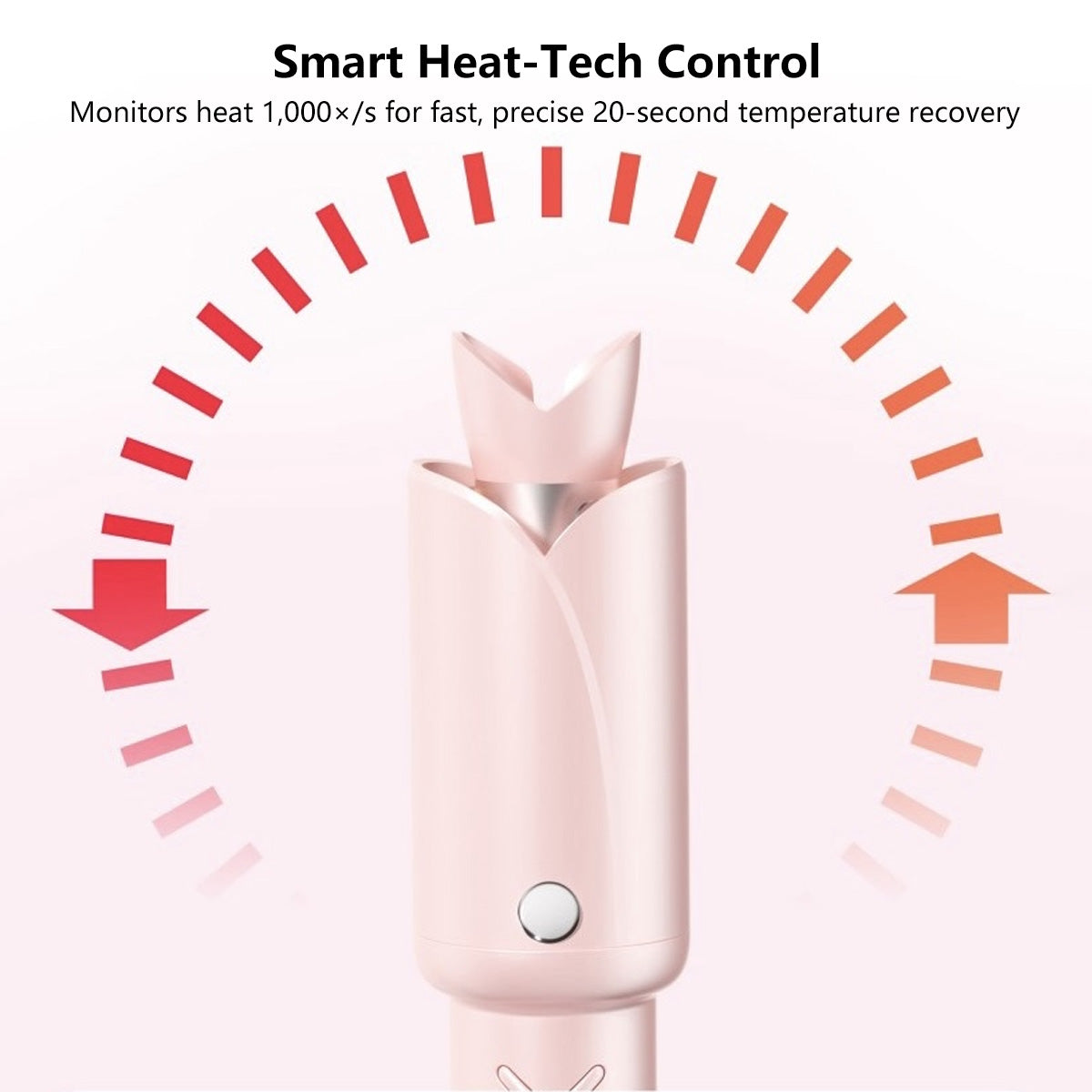 Cordless One-Click Auto Curling Wireless Automatic Anti-Tangle Anti-Scald Portable Curling Iron