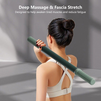 Extended Yoga Massage Stick Muscle Relaxation Non-Slip Handle Yoga Stick