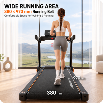 JOMO T560A Foldable Treadmill Walking Pad 1-12km/h 150kg Home Gym Fitness Running Machine 跑步机