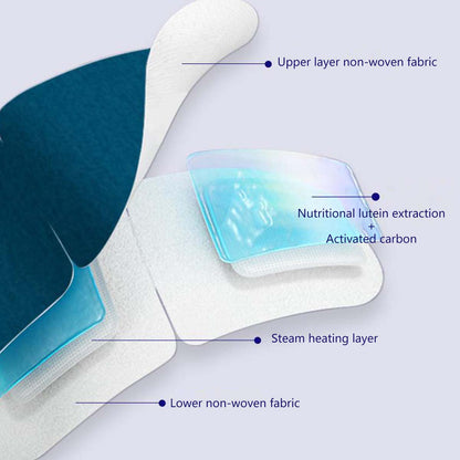 Lutein Steam Eye Mask Soothes Tired Eyes Gentle Relaxation Hot Compress Experience