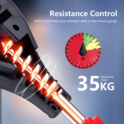JOMO Kegel Trainer Pro 0-35kg Auto Rep Counting Adjustable Resistance Upgraded Strip Design 360 Rotation Hip Trainer