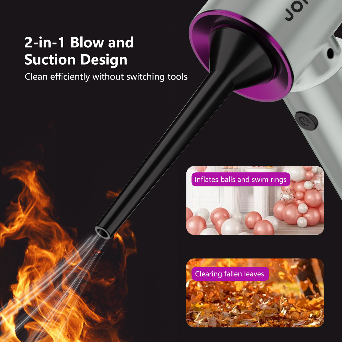 5-in-1 Cordless Handheld Vacuum 18000PA Strong Suction with Dust Display