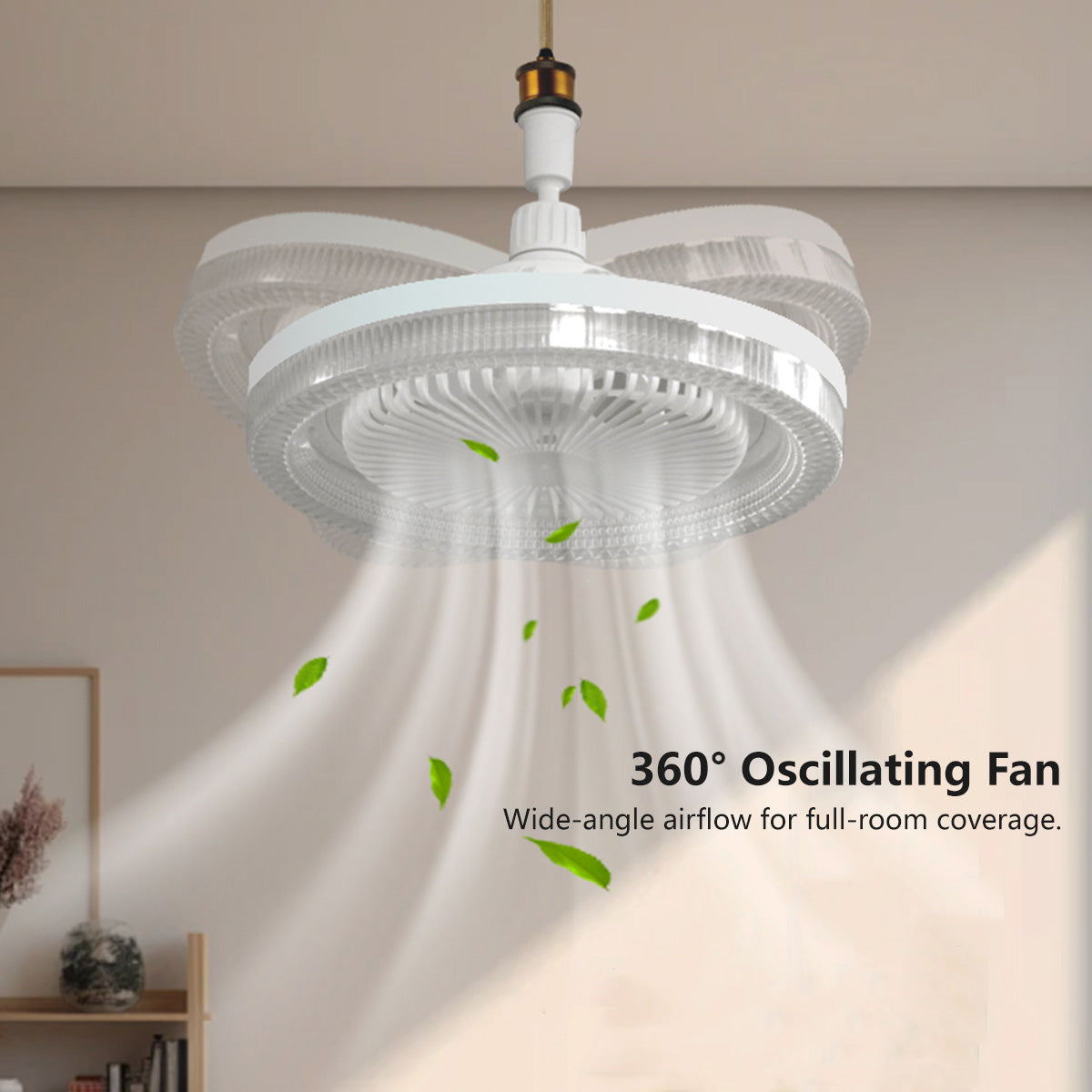 3-in-1 Ceiling Fan Light Aromatherapy Multi-Directional Fan Light Remote Control | Dimmable & Speeds