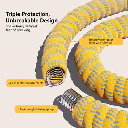 Upgraded 6th Generation Soft Spring Silent Hula Hoop Noise-Reduction