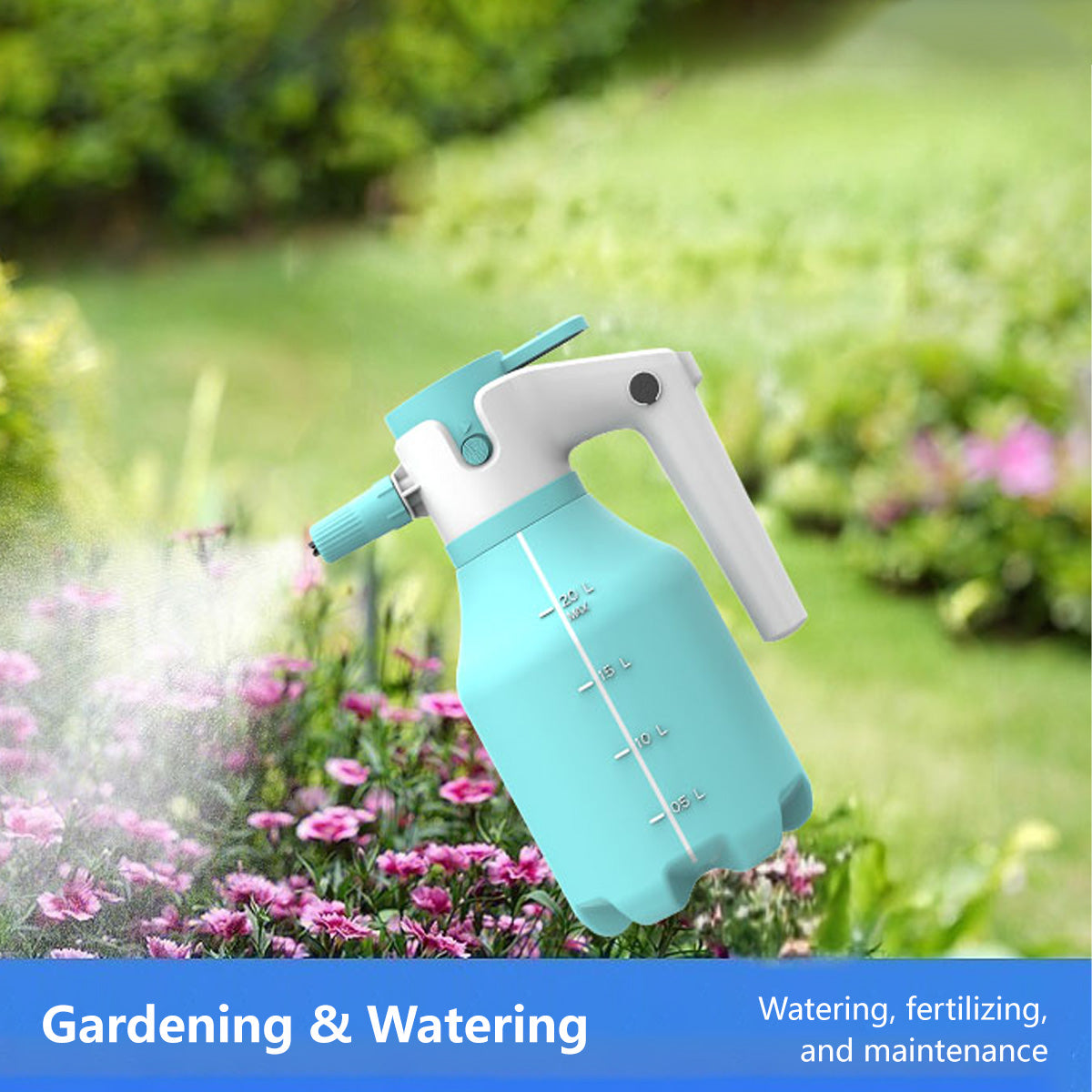 2025 New Electric Foam Sprayer 2.0L Multi-Purpose Foam for Car Wash, Gardening & Home Cleaning