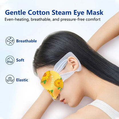Lutein Steam Eye Mask Soothes Tired Eyes Gentle Relaxation Hot Compress Experience