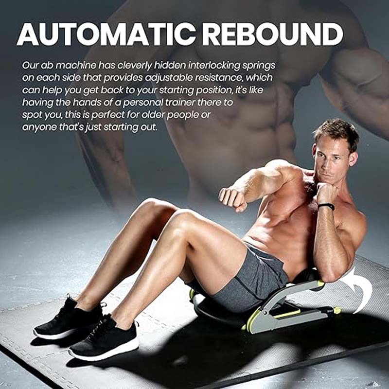 JOMO Multifunctional Ab Trainer | Fitness Machine for Home, Foldable Full Body Exercise, Body Shaping & Toning