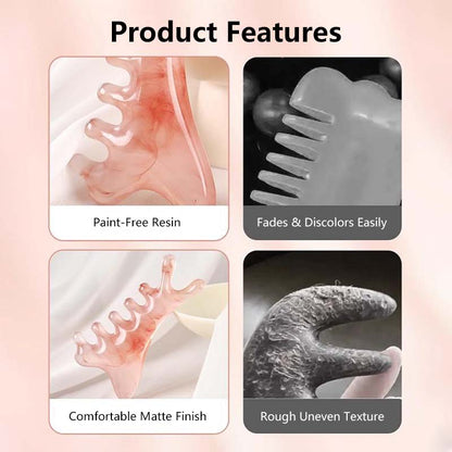 4 in 1 Multi-Functional Massage Comb Scalp Face Eye & Neck Massage