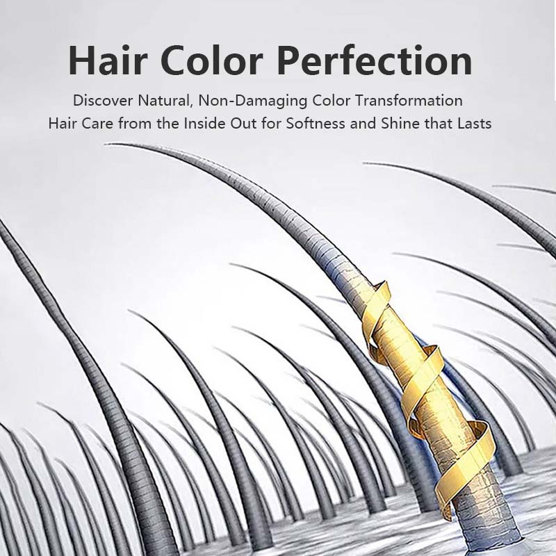 ZhiHuaShi Bubble Colour Hair Dye Gentle Plant Extract Ingredient Skin Friendly Healthy Hair