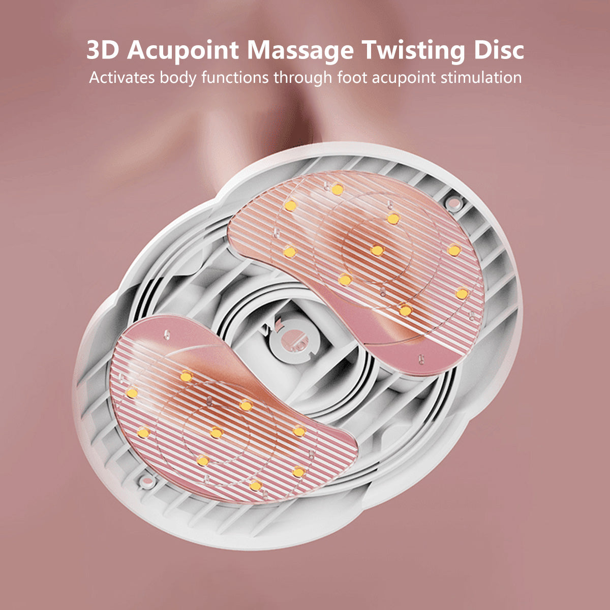 JOMO Waist Twisting Board Massage Feet and Enhance Core Strength with 3D Touch Points & Anti-Slip Base