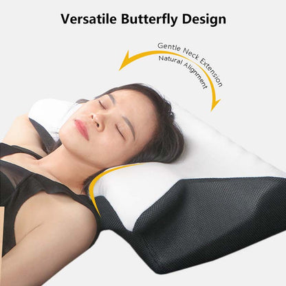 Butterfly Orthopedic Memory Pillow Ergonomic Neck Support, Slow Rebound