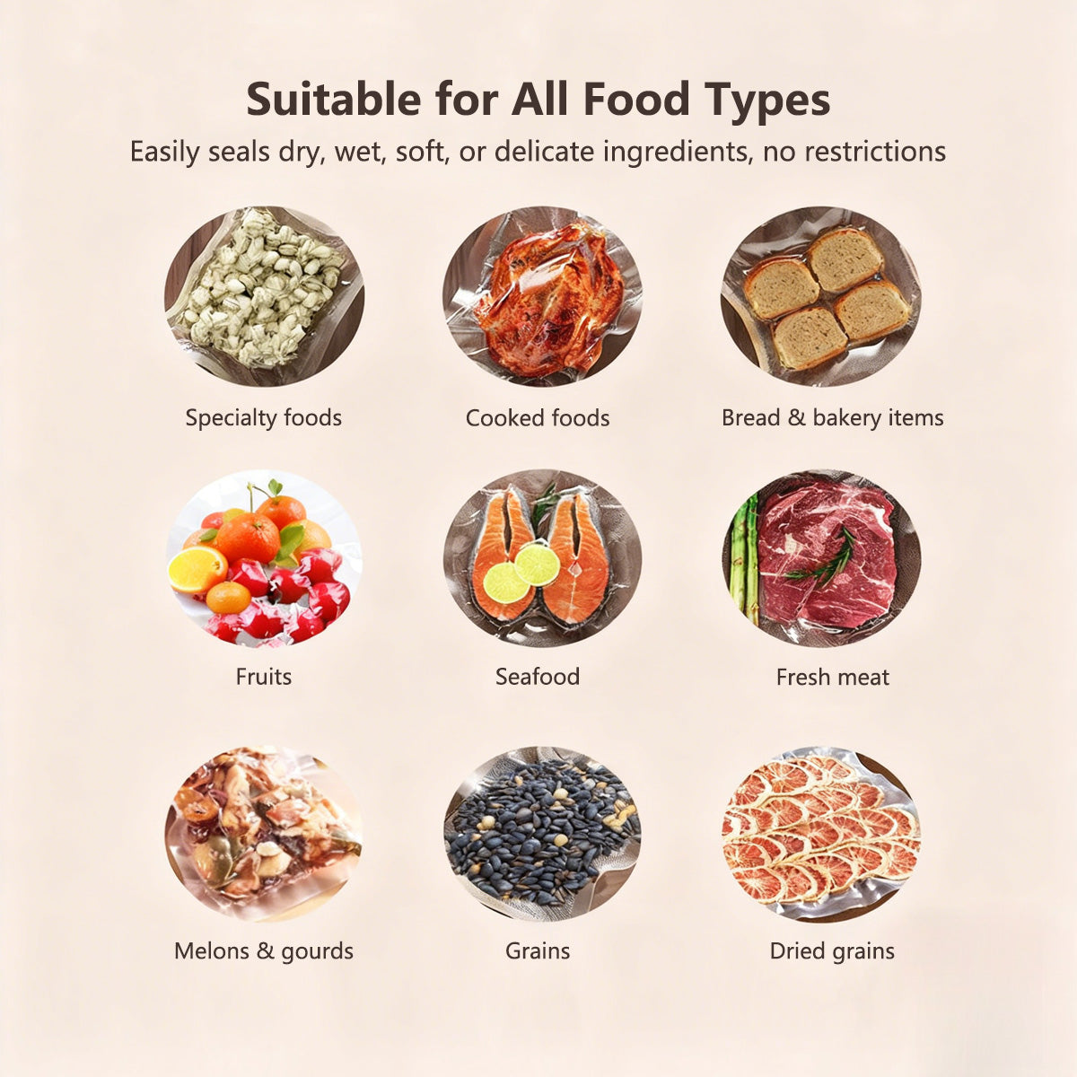 Automatic Vacuum Sealer Smart Fridge Storage Food Freshness Preserver Food Storage Saver Fast Vacuum