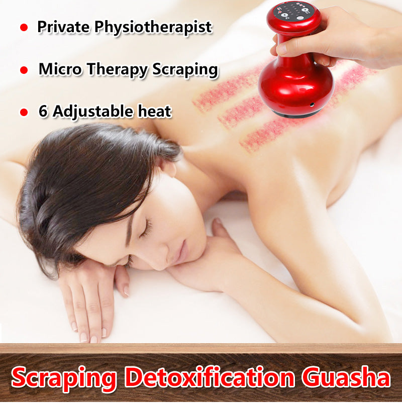 Electric Scraping Cupping Guasha Gua Sha Scraping Machine Detox Massager Scrapping 刮痧按摩器