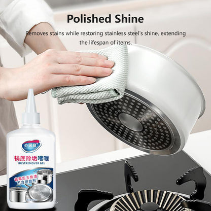 Multi-Purpose Rust and Stain Remover Gel for Pots and Pans Deep Cleaning