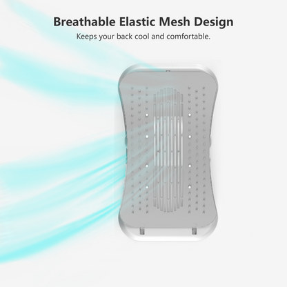 Electric Lumbar Massager Back Pain Warm Hot Compress Waist Cushion Lumbar Stretcher