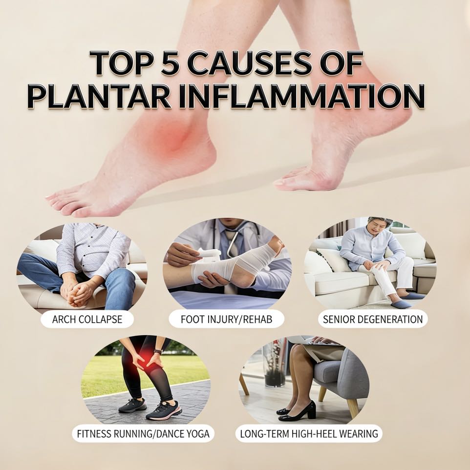 JOMO Foot Massage Roller Portable Home Office Foot Pain Relief 足部按摩滚轮