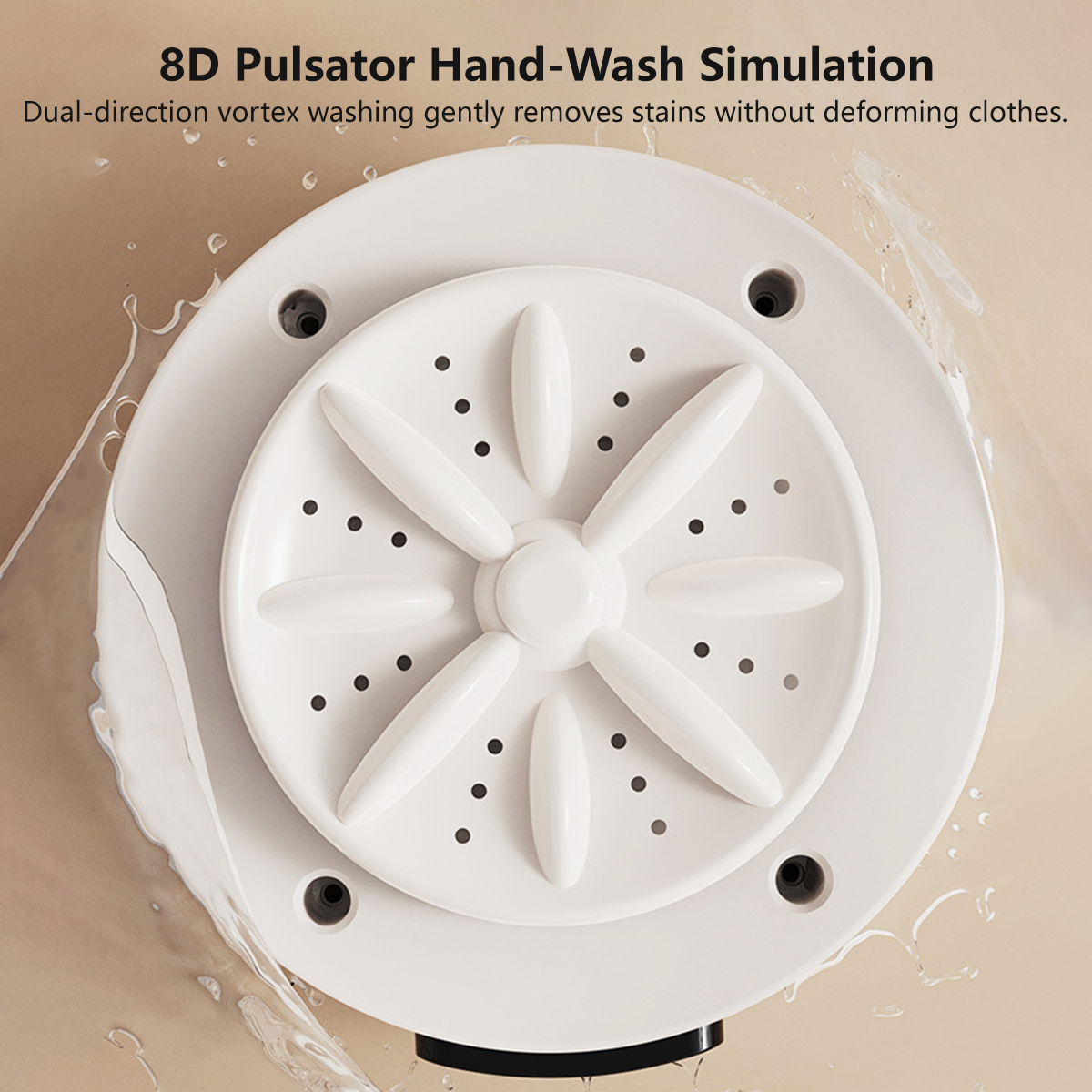 Wireless Blue Light Sterilization Mini Washing Machine Portable Washer Underwear Socks Laundry Cup