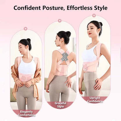 Posture Corrector Adjustable Back Support Belt for Abdominal Waist Correction