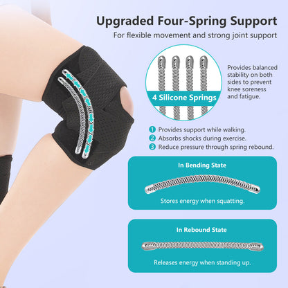 Adjustable Knee Support Brace Sport Protection Breathable Lightweight