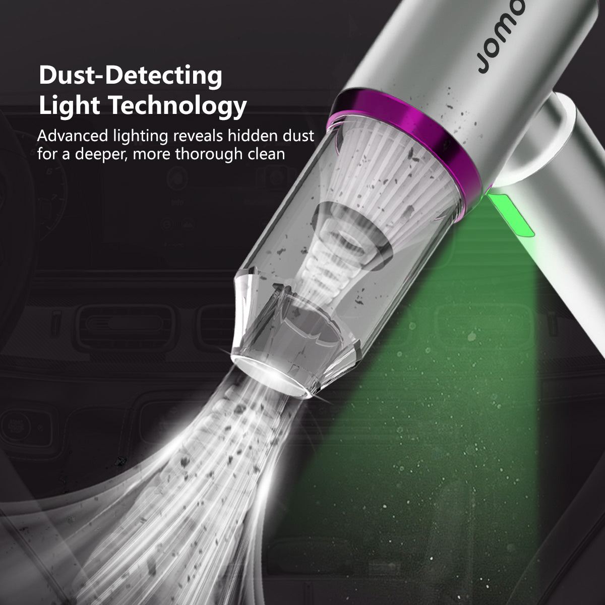 5-in-1 Cordless Handheld Vacuum 18000PA Strong Suction with Dust Display