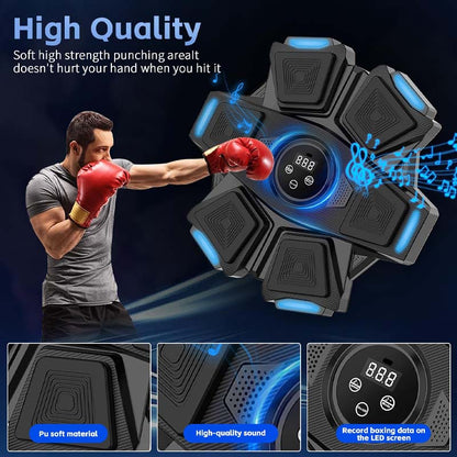 JOMO Premium Quality Music Boxing Machine Punching Bag Home Exercise | JOMO Singapore