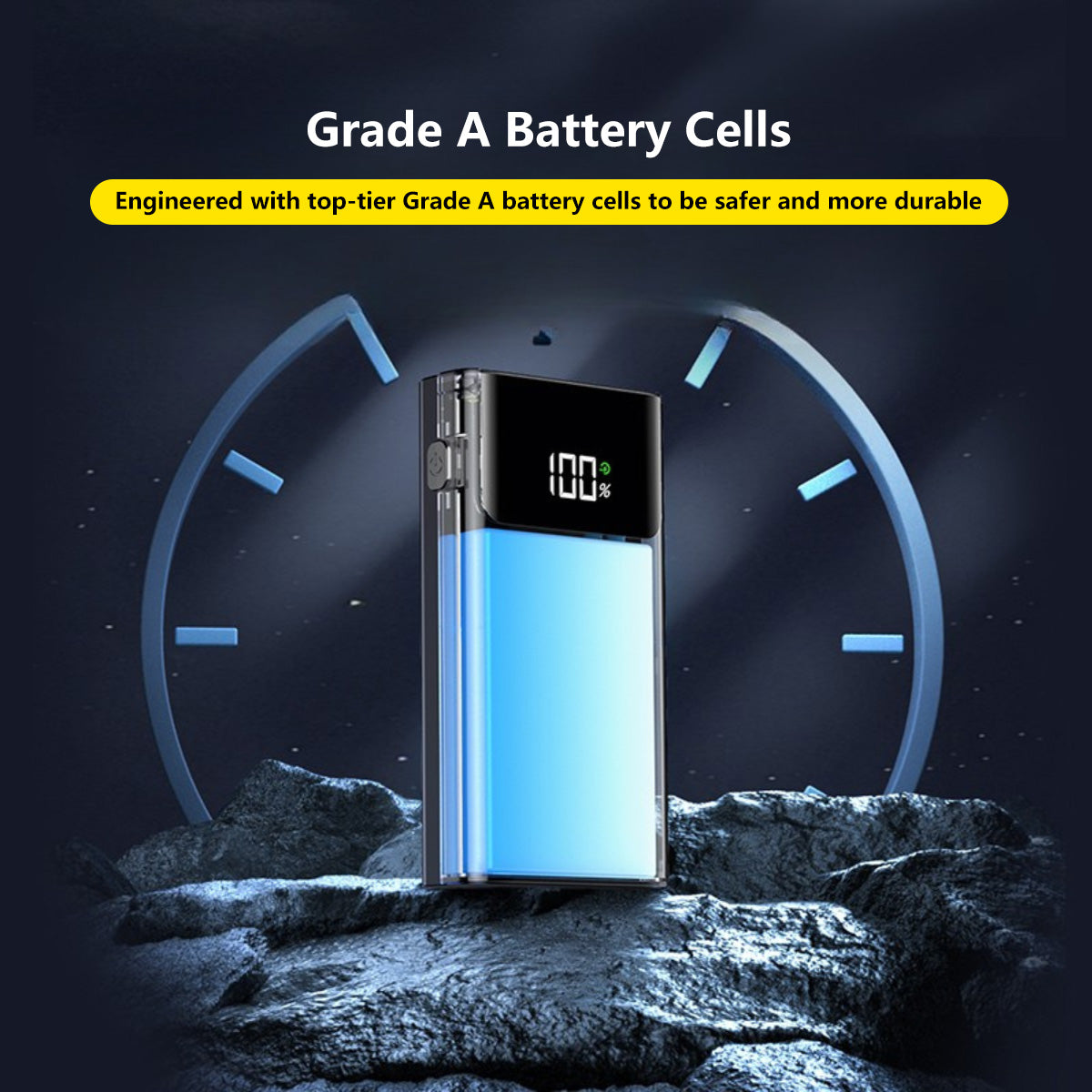 Car Jump Starter Car Power Bank & LED Flashlight Instant Start at 0V for All Vehicles