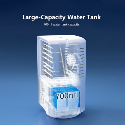 Portable Air Cooler 700ml 3 Level Gear Wind Speed Touch Button Display