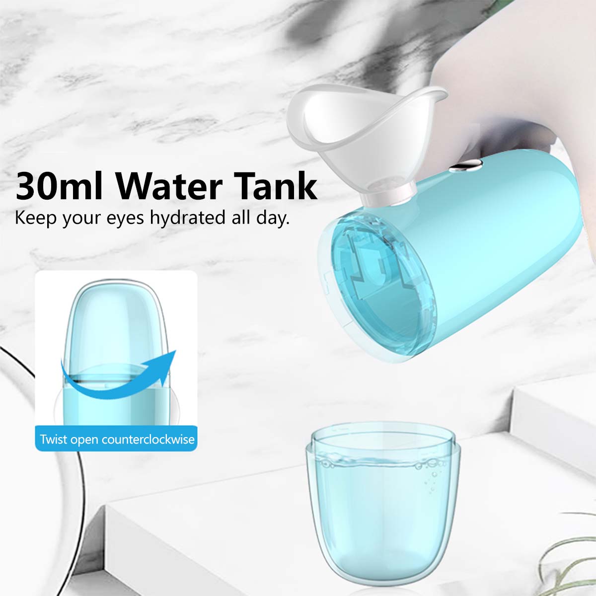 Nano Mist Hydrating Eye Device Eye Steamer