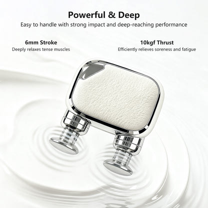 Pocket Fascia Gun Dual-Head Adjustable Speed Type-C Portable Mini Massager Gun | JOMO Singapore
