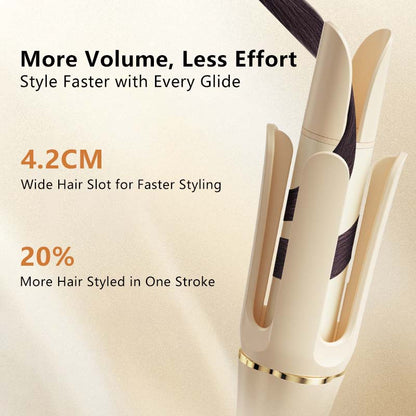 Premium Automatic Hair Curling Iron with Rotating Ceramic Barrel Fast Heat
