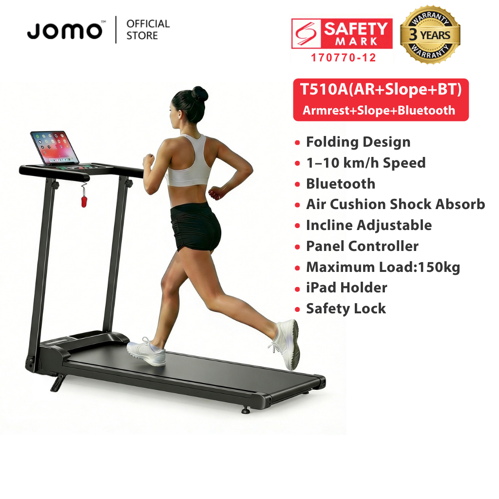 Foldable Treadmill Mini Running Walking Pad Home Gym Fitness Machine