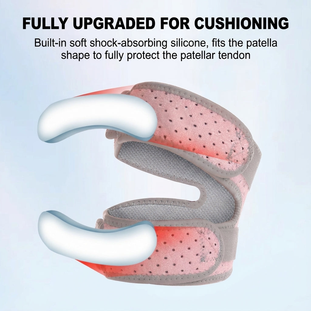 JOMO Patella Knee Support Brace Knee Guard Running Hiking Soccer Basketball Pain Relief 运动加压髌骨带