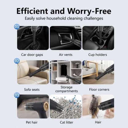JOMO Premium Handheld Wireless Car Home Vacuum Cleaner Powerful Suction