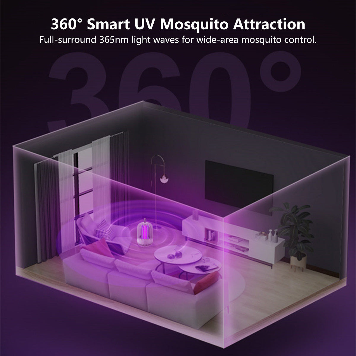 Mosquito Repellent Killer Indoor Outdoor Portable Insect Lamp Bug Zapper