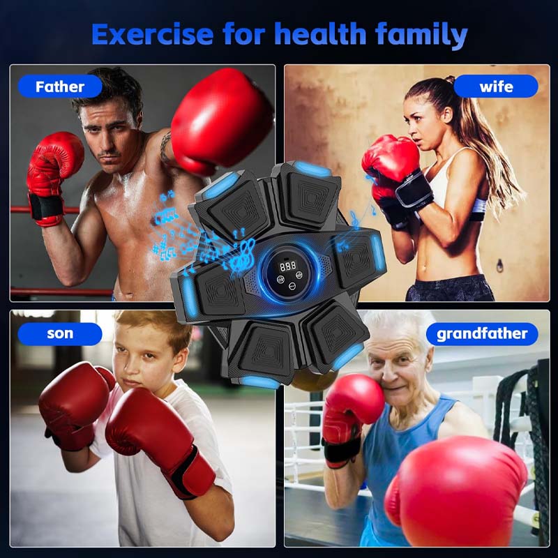 【SG Ready Stocks】JOMO Premium Quality Music Boxing Machine Punching Bag Home Exercise Machine Muscle Sliming Fitness