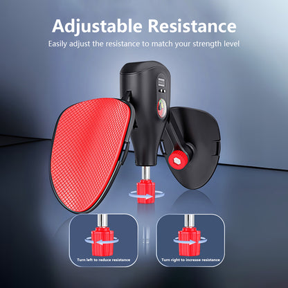 JOMO Kegel Trainer Pro 0-35kg Auto Rep Counting Adjustable Resistance Upgraded Strip Design 360 Rotation Hip Trainer