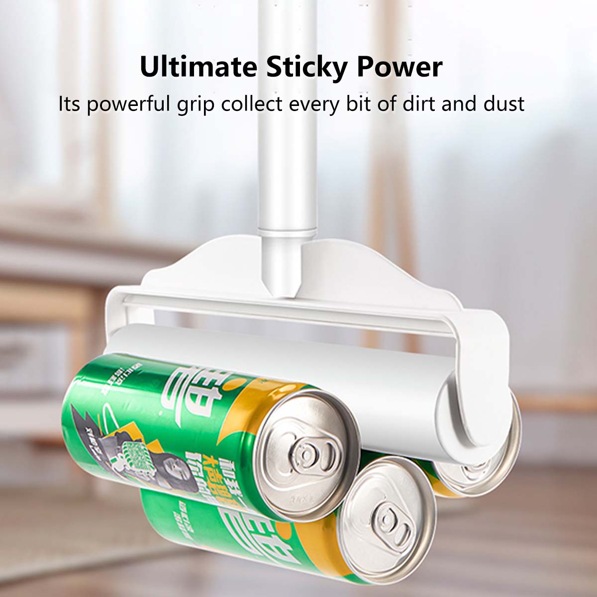 Sticky Lint Roller 24cm Wide Roller Powerful Adhesive Fiber-Friendly Design Budget-Friendly
