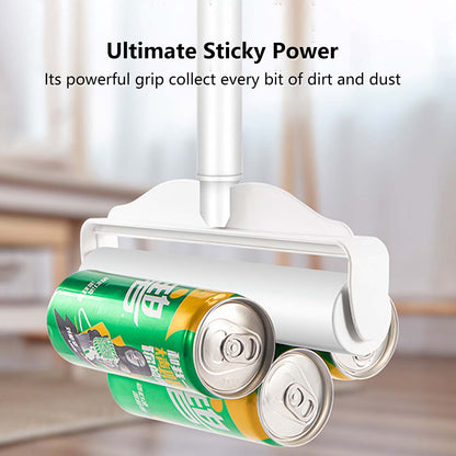 Sticky Lint Roller 24cm Wide Roller Powerful Adhesive Fiber-Friendly Design Budget-Friendly