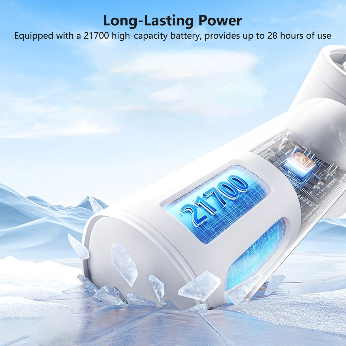 8.9cm Pocket Super Mini Fan 102g Ultra Light Portable Pocket Fan for Home & Travel Cooling