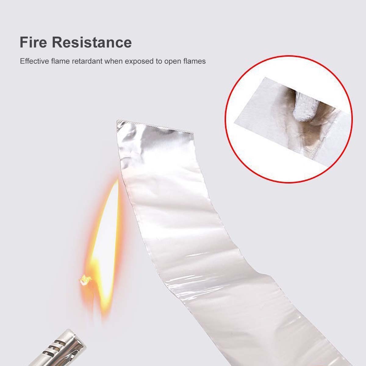 Aluminium Foil Tape Waterproof and Oil-proof Durable Performance Fire Resistance Conformalbility