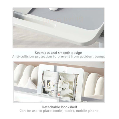 Foldable Lift Small Table Laptop Desk for Bed Adjustable Folding Portable Tablet