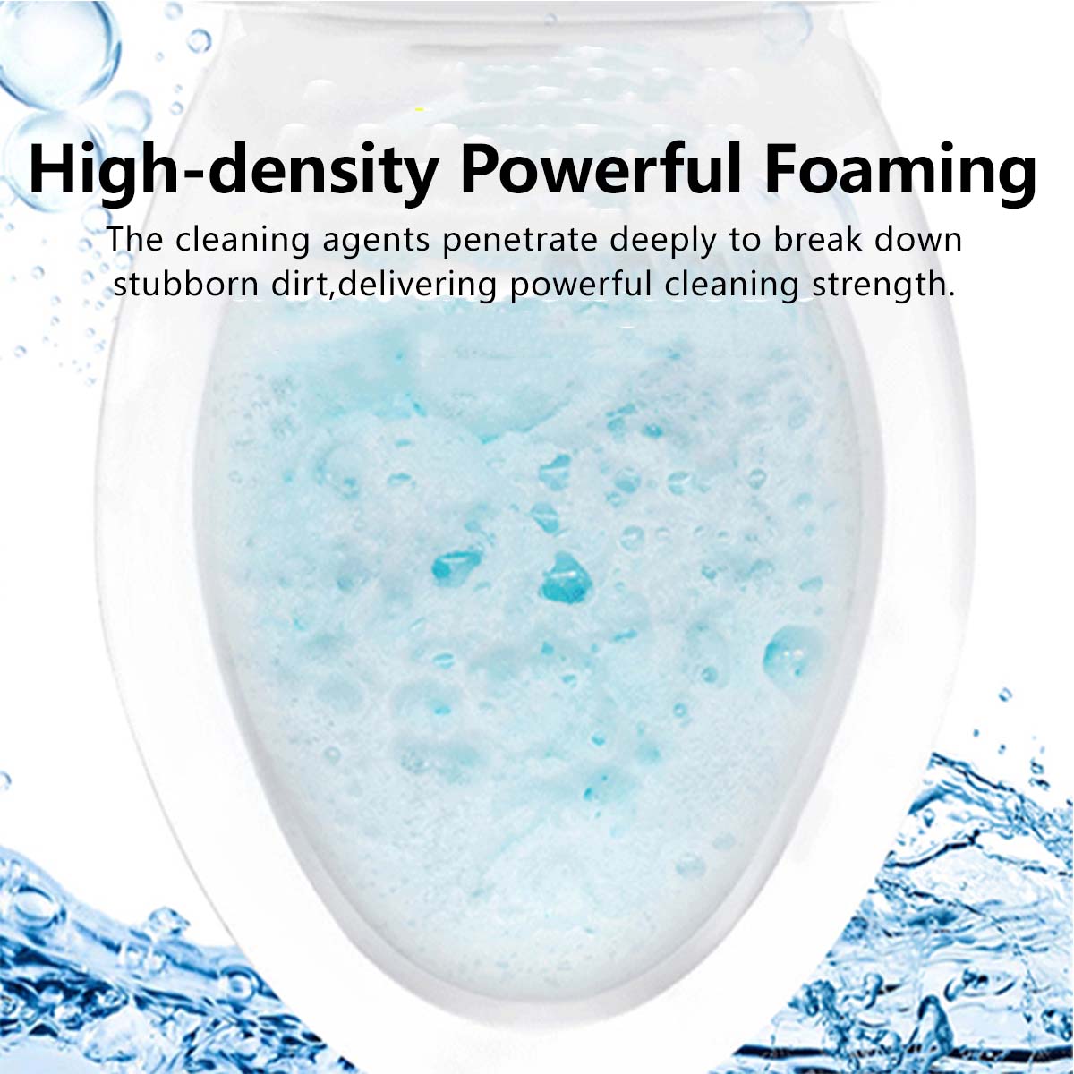 Foaming Toilet Cleaner Toilet Bubble Removing Bacteria and Odor (40gx5 packs/ 240g)