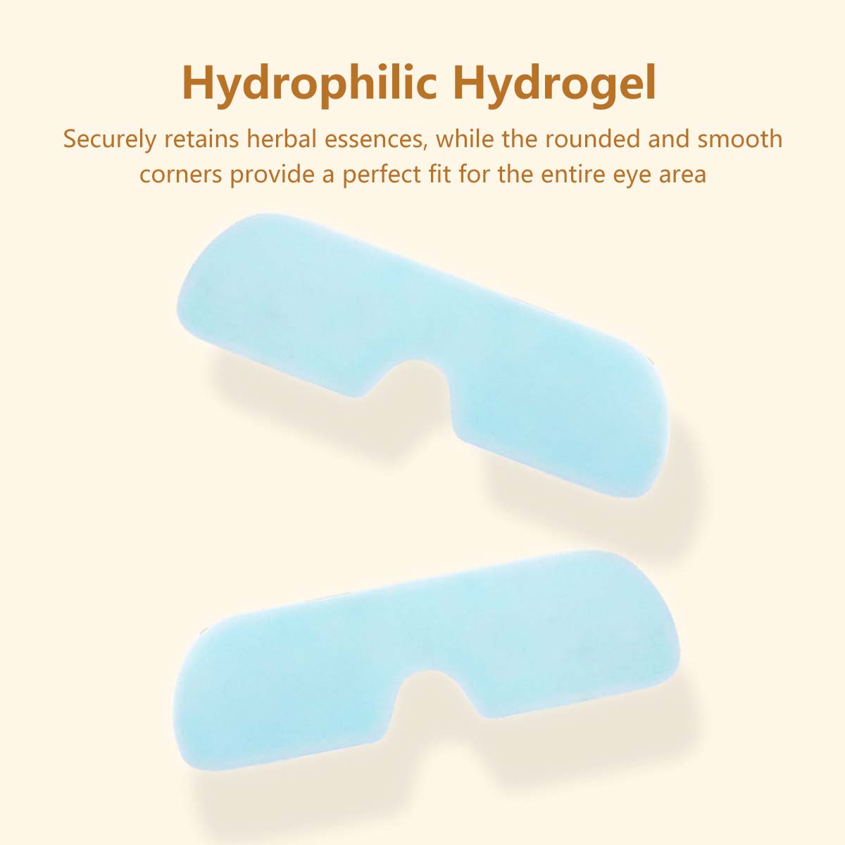 Hydrogel Cooling Eye Mask Plant Extracts Easy Applications for Tired Eyes Blurry Eyes