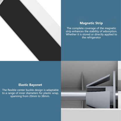 Plastic Wrapper Cutter Magnetic Hanging Wall Hanging Bi-Directional