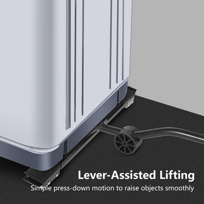 Furniture Mover 2pcs/set Adjustable Washing Machine Base Stand Trolley Fridge Base Wheel