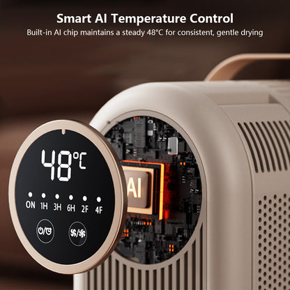 Four-Head Sunlight Shoe Dryer Timer Adjustment Temperature Control Footwear Deodorizer & Dryer