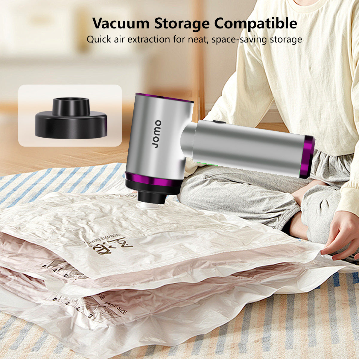 5-in-1 Cordless Handheld Vacuum 18000PA Strong Suction with Dust Display