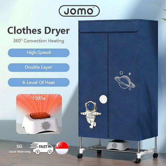 Clothes Drying Machine Quick-Drying 360 Convection Heating 6 Level of Heat | JOMO Singapore